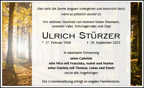 Ulrich Stürzer