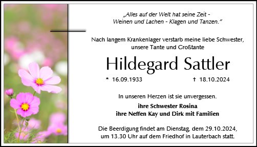 Hildegard Sattler