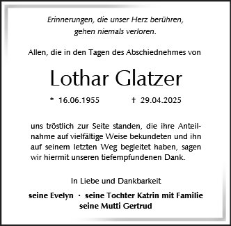 Lothar Glatzer