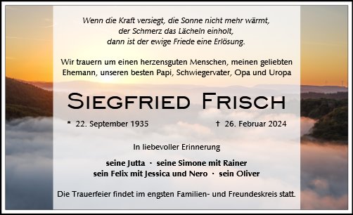 Siegfried Frisch