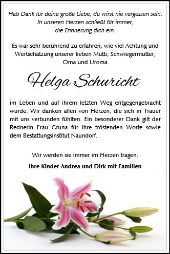 Helga Schuricht