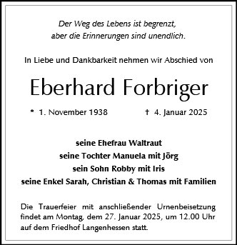 Eberhard Forbriger