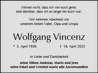 Wolfgang Vincenz
