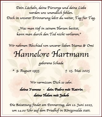 Hannelore Hartmann
