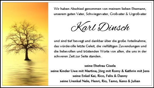 Karl Dinsch