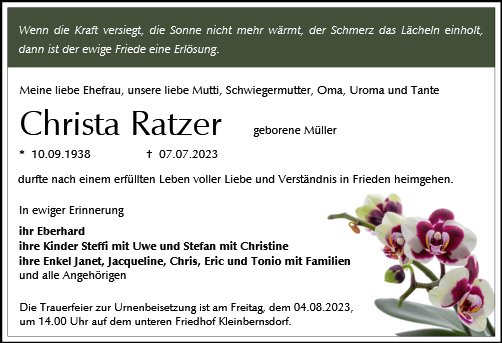 Christa Ratzer
