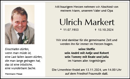 Ulrich Markert