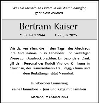 Bertram Kaiser