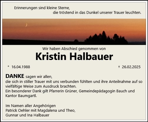 Kristin Halbauer