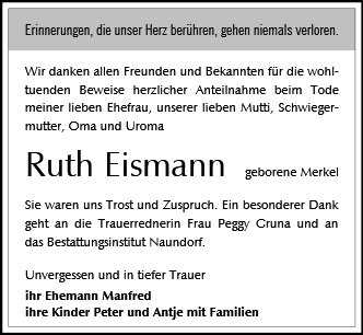 Ruth Eismann