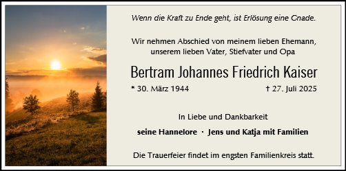 Bertram Kaiser