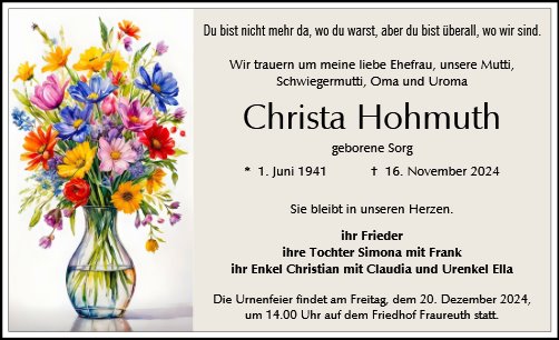 Christa Hohmuth