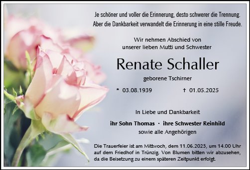 Renate Schaller