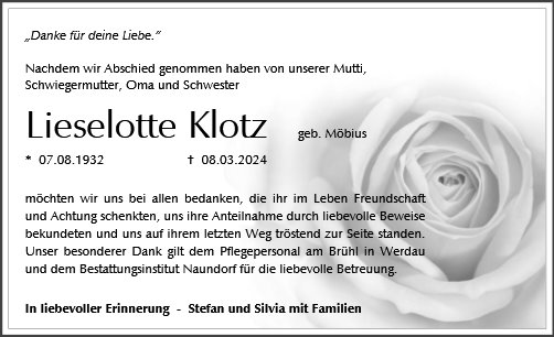 Lieselotte Klotz
