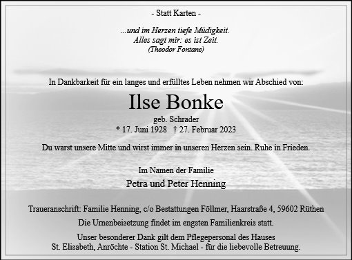 Ilse Bonke
