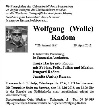 Wolfgang Radom