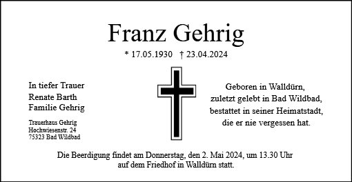 Franz Gehrig