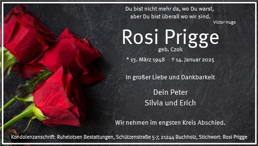 Rosemarie Prigge