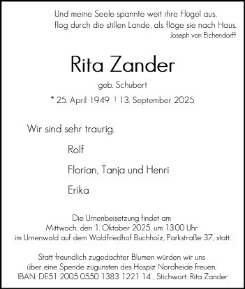 Rita Zander