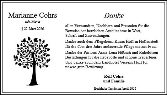 Marianne Cohrs