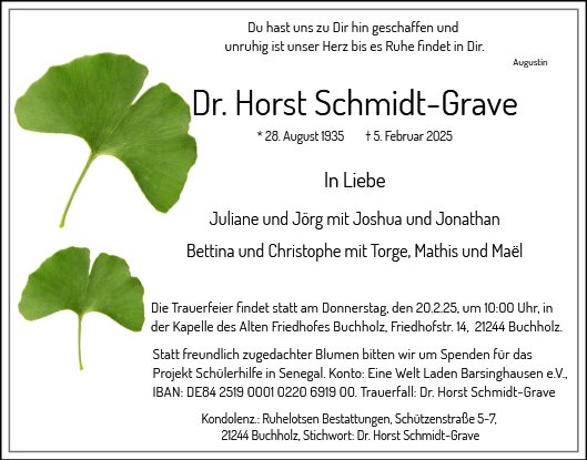 Horst Schmidt-Grave