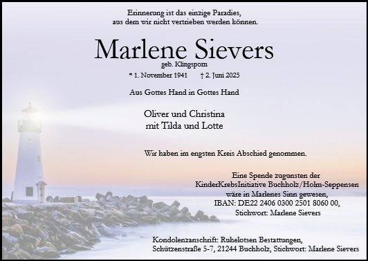 Marlene Sievers