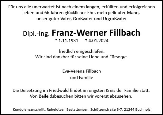 Franz-Werner Fillbach