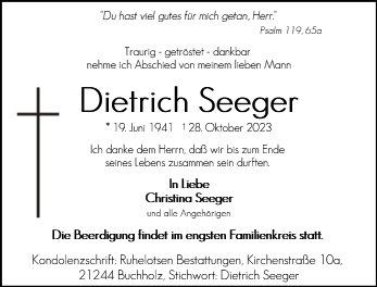 Dietrich Seeger