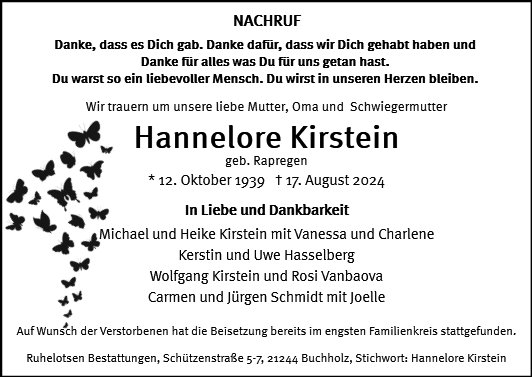 Hannelore Kirstein