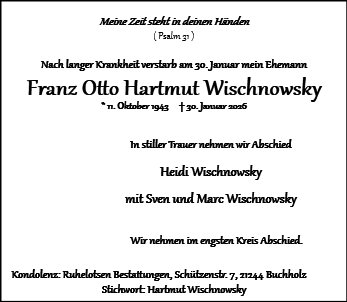 Hartmut Wischnowsky