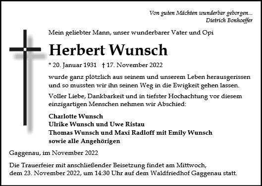 Herbert Wunsch