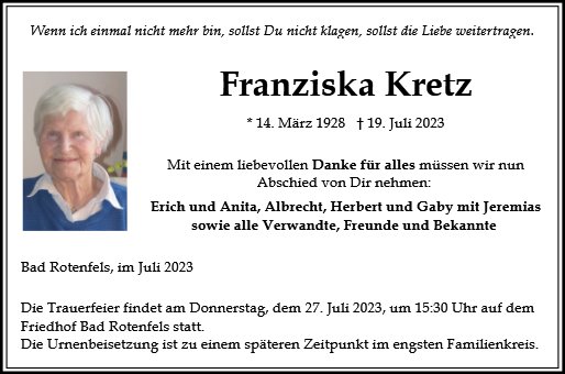 Franziska Kretz