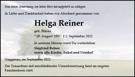 Helga Reiner