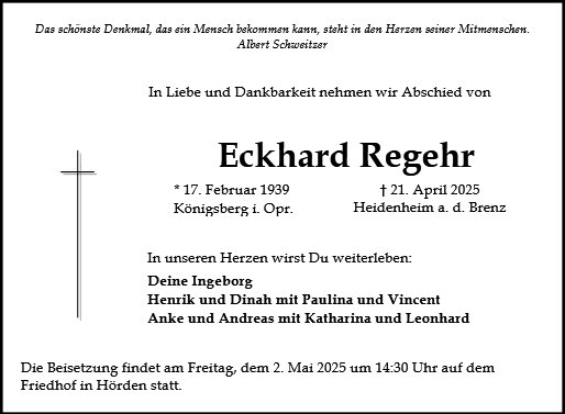 Eckhard Regehr
