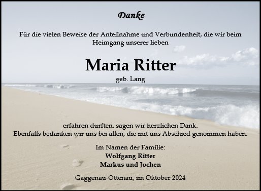 Maria Ritter