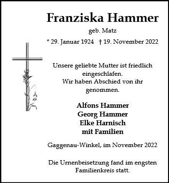 Franziska Hammer