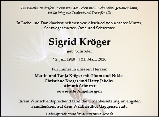Sigrid Kröger