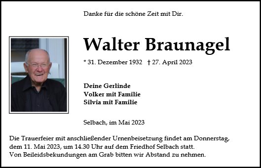 Walter Braunagel
