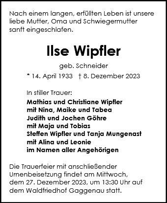 Ilse Wipfler
