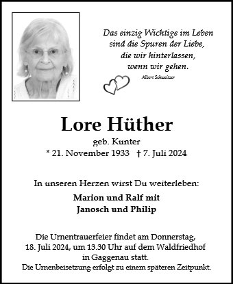 Lore Hüther