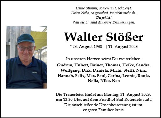 Walter Stößer