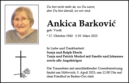 Ankica Barkovic