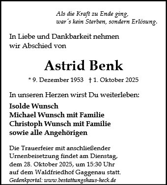 Astrid Benk