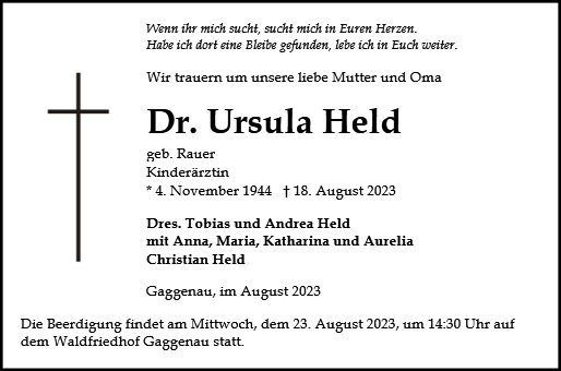 Ursula Held