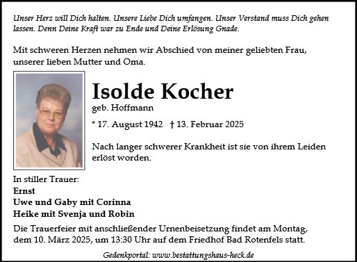 Isolde Kocher