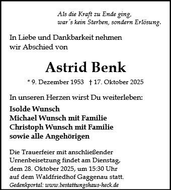 Astrid Benk