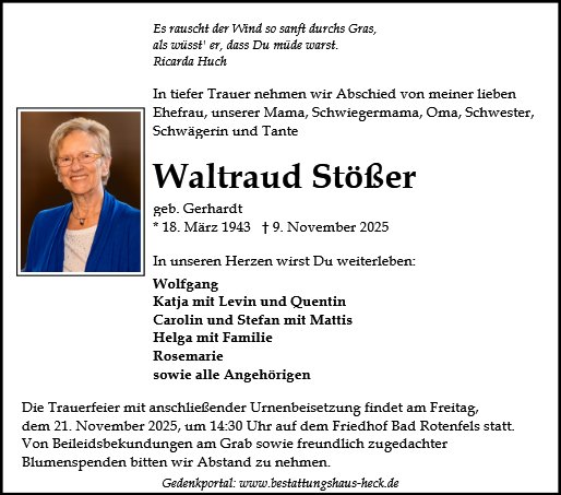 Waltraud Stößer