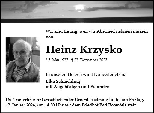 Heinz Krzysko