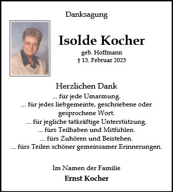 Isolde Kocher