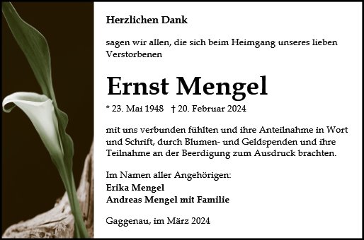 Ernst Mengel